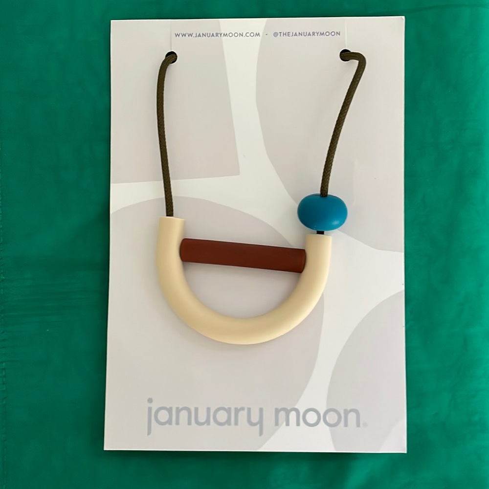 January moon teething necklace